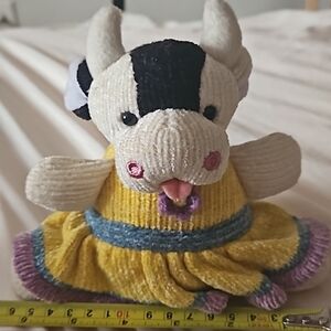 Handmade bean bottom cloth cow mint condition